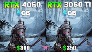 RTX 4060 vs RTX 3060 Ti  Test in New Games 2024 [upl. by Daffy]