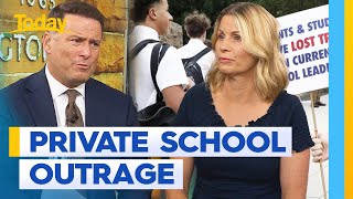 Newington College parents outraged at coed decision  Today Show Australia [upl. by Tahmosh]