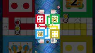 Ludo King Game in 4 Players Match Ludo King Game in 3 Players Match Ludo King Ludo game shorts 1002 [upl. by Ahsieit]