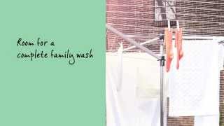 Brabantia WallFix  How to use and install Brabantia WallFix for easy laundry drying  Brabantia [upl. by Lothario]