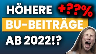 DARUM wird deine Berufsunfähigkeitsversicherung ab 2022 teurer UPDATE  BUVersicherung 2022 [upl. by Acim928]