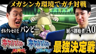 【ポケモンORAS】10年前のメガシンカ環境でガチバトル！【厨パvsガルクレセ】ばびれふポケサー [upl. by Blunk93]