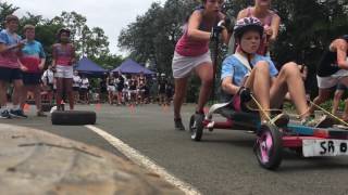 Cowan House Grade 7 GoKart Race 2016 [upl. by Ellehsar20]