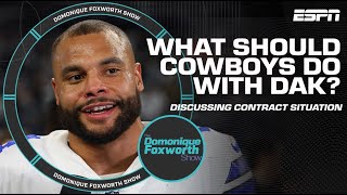 What should the Cowboys do with Dak Prescott  Domonique Foxworth Show [upl. by Eveline]