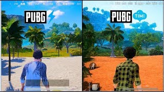 PUBG MOBILE QUANTUM VS TIMI STUDIO SANHOK Map Comparison [upl. by Culhert545]