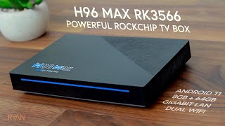 H96 Max RK3566 TV BOX  8GB RAM  64GB ROM  Android 11  BETTER than AMLOGIC 2021 [upl. by Tager]