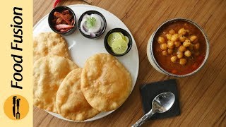 Channa Bhatura Recipe By Food Fusion [upl. by Retsevlis742]