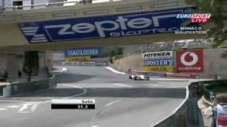 F1 Monaco 2004 Qualifying  Takuma Sato Qualifying Lapmp4 [upl. by Melloney]