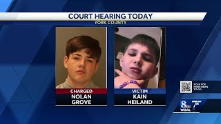 York County teen accused of killing 12yearold boy heads to court to see if he will be charged a [upl. by Annadroj805]