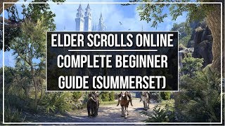 Elder Scrolls Online Complete Beginner Guide Summerset Isles Patch [upl. by Ayamahs]