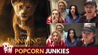 Disneys The Lion King Official Teaser Trailer 1  The POPCORN JUNKIES Reaction [upl. by Welcome954]