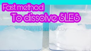 Fast Method To Dissolve SLES SLES Liquid 25 sles sles making formula [upl. by Olney]