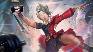 Melissa goes to gym  Mobile Legends [upl. by Rebmak]