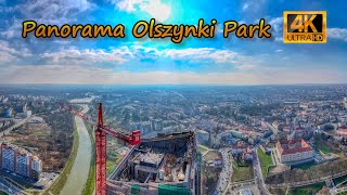 Rzeszów  panorama ze szczytu wieżowca Olszynki Park  marzec 2024r dron 4K DJI Mini 4 Pro [upl. by Denn796]