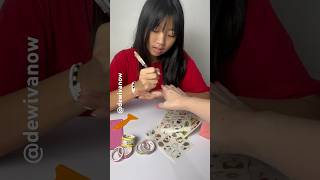 Hampir aja tangan cece kena pisau lagi dewivanow stickers pencutter scrapart [upl. by Liek989]