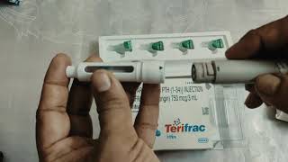 🔴 How to refill TERIFRAC pen with refill vial cartridge  Demo for patients  Clear Video 🔴 [upl. by Teriann]