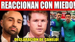 ¡MALIGNAGGI ENTRÓ EN PÁNICO ANTE LA DECLARACIÓN DE CANELO ¡BIVOL O BENAVÍDEZ REACCIONAN CON MIEDO [upl. by Say]