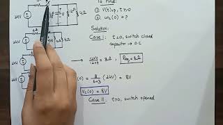 Source free RC circuit easy solution steps  First Order Circuits  1 [upl. by Nnateragram203]