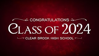 CCISD 2024 Graduations  Clear Brook High School [upl. by Ecyned]