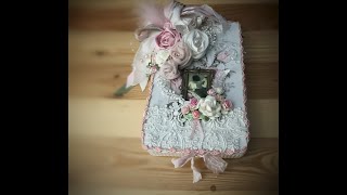 DIY  Altered Shabby Chic Tin  Refunction Crafts [upl. by Haye342]