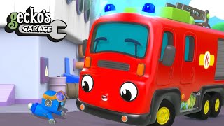 Help Fiona Fire Truck｜Geckos Garage｜Funny Cartoon For Kids｜Learning Videos For Toddlers [upl. by Sherard402]