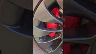 Teslaunch Model 3 Performance Uberturbine 20quot Rim Protectors [upl. by Humphrey]