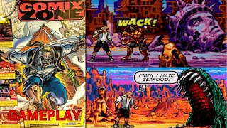 Comix Zone 1995 Sega Genesis GameplayWalkthrough [upl. by Elhsa496]