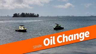 How to Change Change Oil Seadoo Spark [upl. by Ivan]