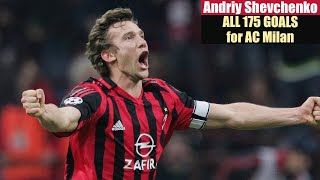 Andriy Shevchenko ◉ All 175 Goals for AC Milan [upl. by Htomit]