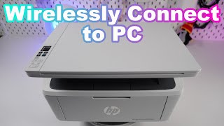 HP LaserJet Pro MFP M28w Wireless PC Connection Guide Simple Steps [upl. by Laurena]