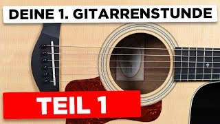 Gitarre lernen 4 Akkorde greifen amp wechseln lernen  1 einfaches Lied amp weitere Tipps [upl. by Etterrag]