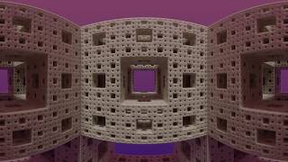 Menger Sponge in 360°  Level 5 Fractal [upl. by Delastre]