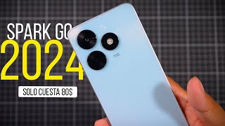 TECNO SPARK GO 2024│UNBOXING en ESPAÑOL│Altavoces duales y 90 hz por solo 80 [upl. by Ahsenyt890]