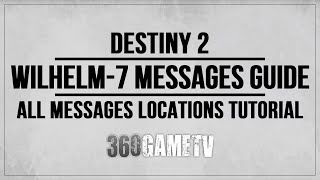 Destiny 2 Wilhelm7 Messages Locations Guide  The Richest Dead Man Alive Triumph  Hraesveglur [upl. by Angelis]