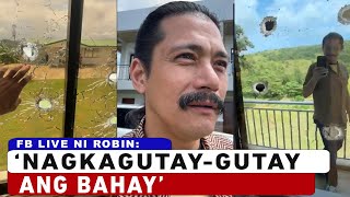 Robin Padilla sa Live Video NagkaGutayGutay ang Bahay [upl. by Aihsenor]