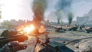 Moltke Bridge Defense  Battle of Berlin  Enlisted Gameplay [upl. by Litnahs]