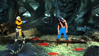 MK9  Cyrax Net of Death Fatality Remake [upl. by Douglass]