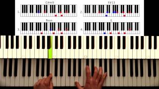 How to play Isnt she lovely  Stevie Wonder Original Piano lesson Tutorial by Piano Couture [upl. by Akimahc]