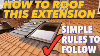 How to roof this extension on your own  simple rules to do it yourself [upl. by Joerg]