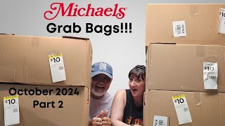 MICHAELS Grab Bags  October 2024  Part 2 [upl. by Akelahs]