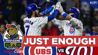 Seiya Suzuki homers as Chicago Cubs beat Washington Nationals  CHGO Cubs POSTGAME Podcast [upl. by Wj]