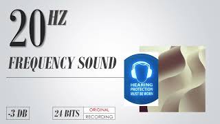 20 Hz Frequency Test Tone Sine Wave Sound  What is the age of your ears [upl. by Calan]