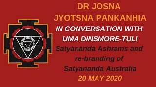 Dr Josna Jyotsna Pankhania in conversation with Uma DinsmoreTuli 20May20 [upl. by Ahcila]