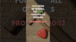 Proverbs 1012 bibleverse faith scripture godsword biblestudy godslove jesus jesuslovesyou [upl. by Aerdnak]