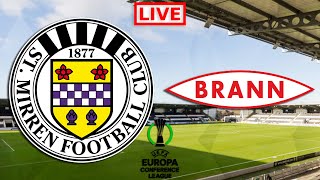 St Mirren vs Brann LIVE Watch Along [upl. by Sawyere432]