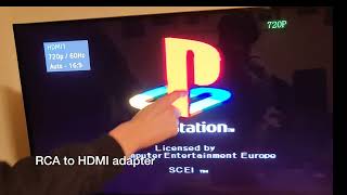 RCA to HDMI Adapter Test [upl. by Randell]