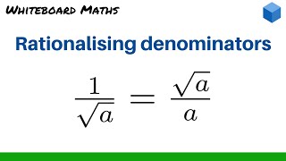 How to Rationalise the Denominator with 3 Terms  Your Tutor Harry  CBSE NCERT ICSE  Class 910 [upl. by Alvarez]