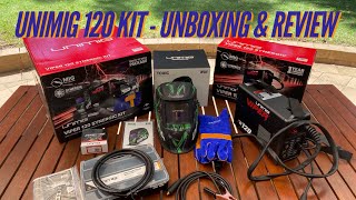 Unimig Viper 120 MIG Welder Synergic Kit Unbox Review and Test  Best Beginner Welding Machine [upl. by Edbert]