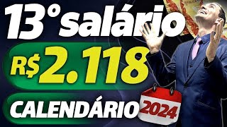 SAIU no DIÁRIO OFICIAL 13 salario dos aposentados ADIANTADO 2024  VEJA as DATAS e VALORES [upl. by Nasya]