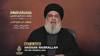 Nasrallah pozvao arapske i muslimanske zemlje na ujedinjenje [upl. by Aremat]